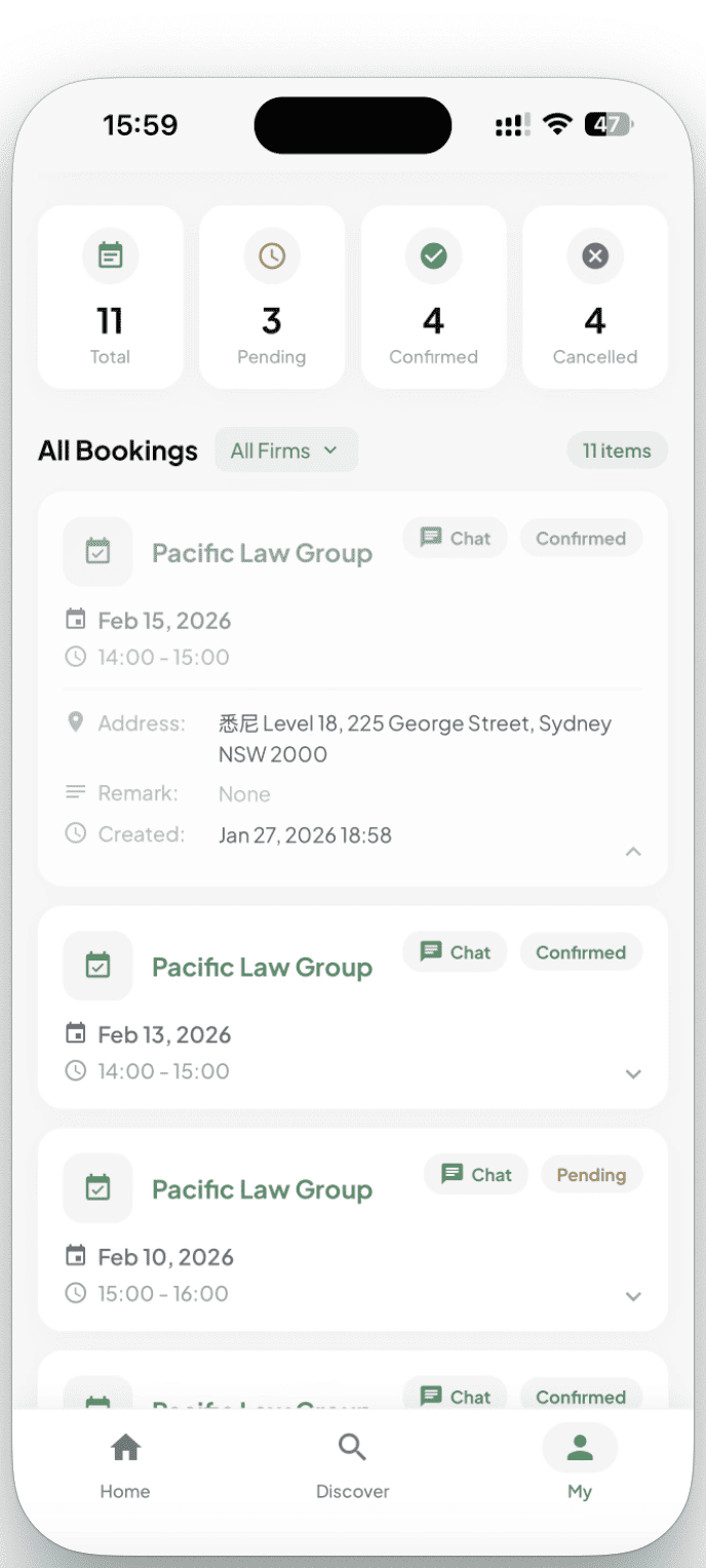 Booking Management